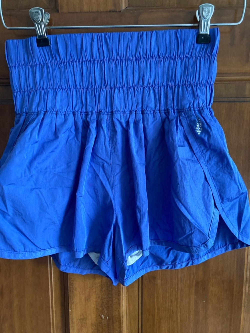 FP Movement by Free People Royal Blue High-Waist Athletic Shorts